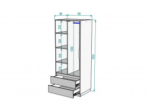 Шкаф Malta light H297 Белый в Сысерти - sysert.magazinmebel.ru | фото - изображение 2