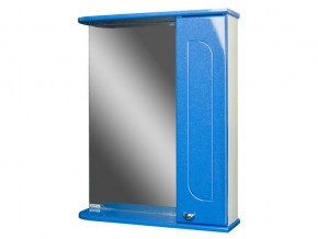 Шкаф зеркало Радуга Синий металлик 50 левый/правый в Сысерти - sysert.magazinmebel.ru | фото