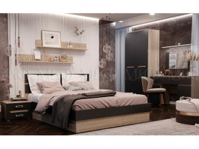 Спальня Ким Графит софт, сонома в Сысерти - sysert.magazinmebel.ru | фото