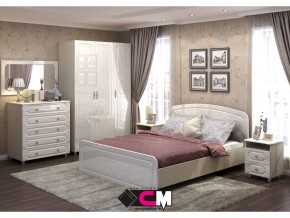 Спальня Виктория МДФ с большим комодом в Сысерти - sysert.magazinmebel.ru | фото