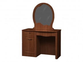 Стол туалетный с зеркалом Ева 10 темный в Сысерти - sysert.magazinmebel.ru | фото