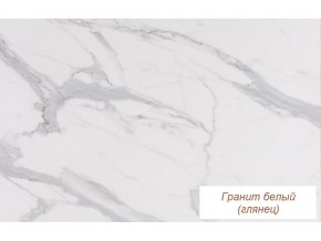 Столешница Гранит белый глянец 26 мм в Сысерти - sysert.magazinmebel.ru | фото - изображение 1