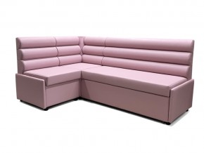 Угловой диван Призма Валики со спальным местом розовый в Сысерти - sysert.magazinmebel.ru | фото